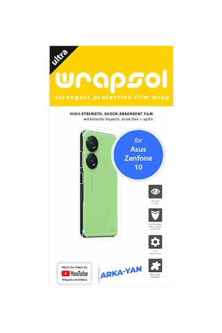 Asus Zenfone 10 Arka Ve Yan Kaplama Koruyucu Poliüretan Film