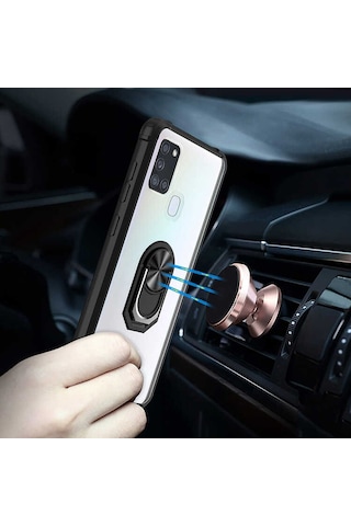 Galaxy A21s Kılıf Zore Mola Kapak Siyah