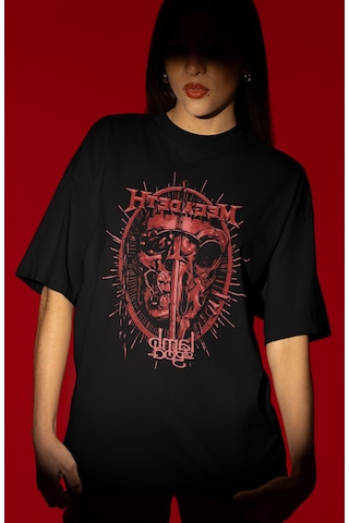 Megadeth Lamb Of God Rock Metal Müzik Grubu Ön Baskılı Unisex Ove Siyah