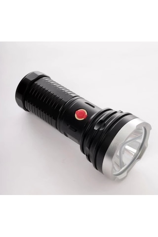 Powerdex 25w Şarjlı Ledli Profesyonel El Feneri 3200lm 3,7vx4 Adet Pil Çok Renkli