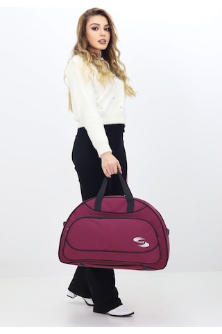 Probag Bordo Spor Ve Seyahat Çantası Ayakkabı Bölmeli, Su Geçirmez, Omuz Askılı Antrenman Çantası Bordo