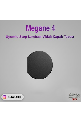 Megane 4 Uyumlu Stop Lambası Vidalı Kapak Tapası 2 Adet