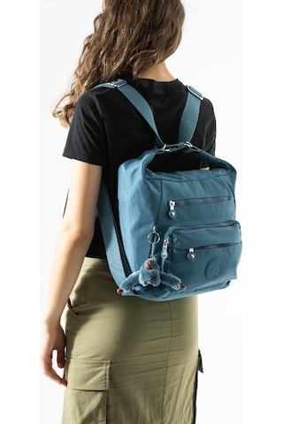 Baginn İster Sırt İster Omuz İster Çapraz Askılı Fonksiyonel Kullanım Kadın Çantası 28 28 Cm 571 Collection Mavi