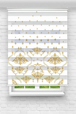 Perdecizade Enxboy Gold Dijital Baskılı Zebra Perde-cocuk Odası-stor Perde Renkli