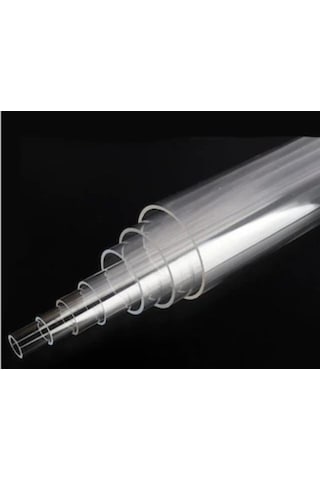 Pleksi Boru 25X21 Mm Şeffaf.....50 Cm Boyda----Aynı Gün Kargo