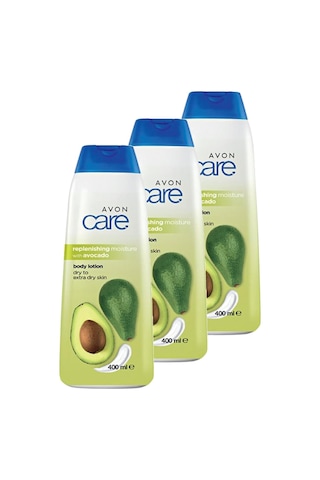 Avon Care Kuru Ciltler için Avokado Özlü Vücut Losyonu 400 ML Üç