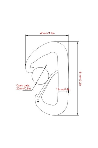 Pazly 6 Adet Süper Dayanıklı 12kn Kapalı Kilitli Karabina - Kamp, Hiking, Tekne İçin Yeşil Yeşil