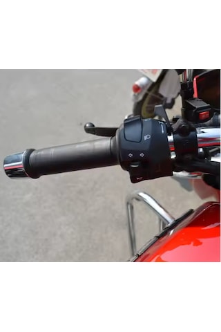 CARETECH CT-E043 Elcik Isıtma Motosiklet 2 Kademeli Isıtmalı Sarmalı Takım Motosiklet Gidon Evrensel