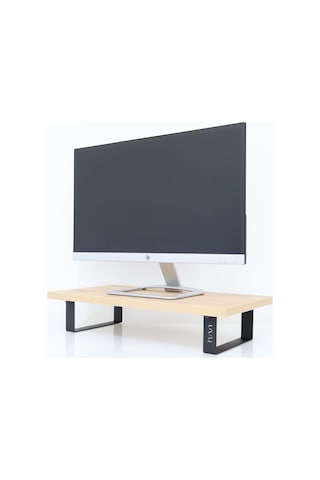 Hansdo Monitör Standi - Monitör Yükseltici MDF Lam Safir Meşe