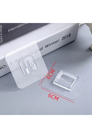 Geçmeli Klips Eşya Sabitleme Askısı 5 Set 054 Çok Renkli