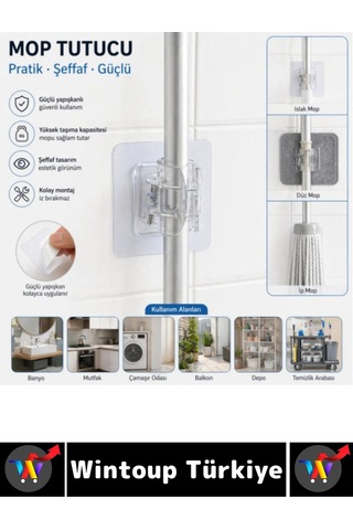 Askı Kendinden Yapışkanlı Mutfak Banyo Masa Üstü Araç İçi Şeffaf Estetik Çok Amaçlı Yaylı Kıskaçlı Çok Renkli