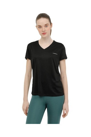 Lumberjack Wb Pes V Neck11ct127 Kısa Kolu Siyah Unisex T-shirt Siyah