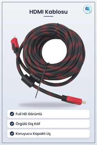 Hdmı Kablosu Sırgılı Full Hd Görüntü Ses Aktarma Hdtv Bilgisayar