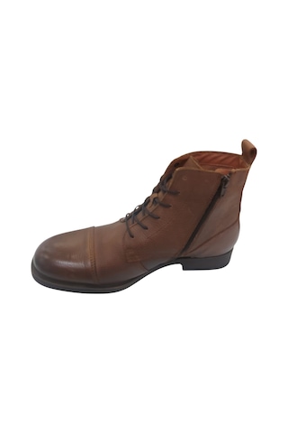 Jack & Jones Jack&jones 12095468 Jjernest Leather Boot Cognac Erkek Günlük Giyim Ayakkabı Kahverengi Kahverengi