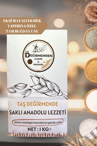 Ekşi Mayalı Ekmek Yapımına Özel Tam Buğday Unu - 1 Kilo
