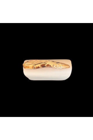 Rose Krem Çanta Kadın Krem Deri Gold Kulp Detaylı Zincir Askılı Yeni Sezon Çanta Krem