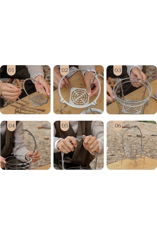 Pazly Kamp Ateşi İçin Katlanabilir Paslanmaz Çelik Şömine - Taşınabilir, 23,5x17,5x5,5 Cm, Gümüş Renk, Seyahat, Kamp, Bahçe Kullanımı