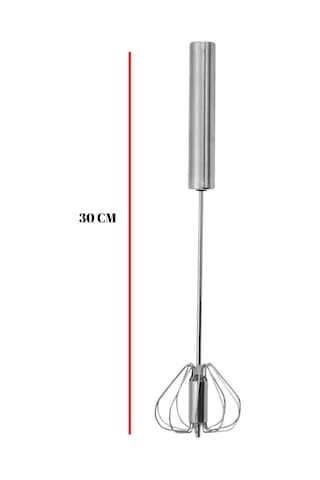 Pistonlu Metal Çırpıcı 30 Cm Metal
