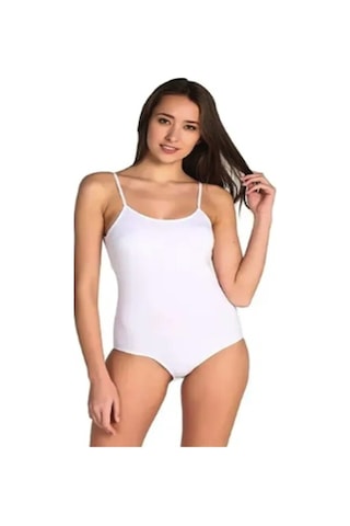 Seher Yıldızı Elastan İp Askı Body Skd 0066 6 Lı Paket Beyaz