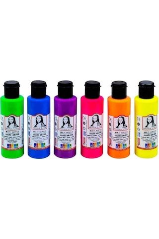 Südor Multi Akrilik Fosforlu Set 6 Renk 70 Ml