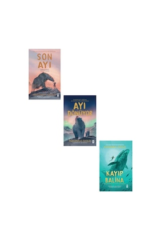 Hannah Gold Seti 3 Kitap Son Ayı + Ayı Dönüyor + Kayıp Balina