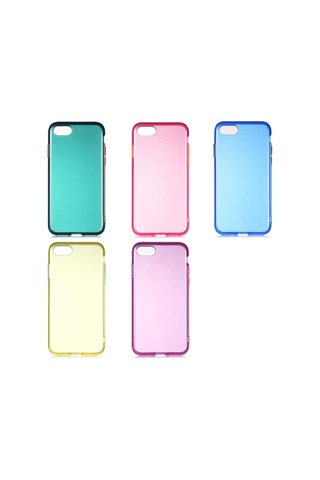 Apple Uyumlu iPhone 7 Kılıf Zore Bistro Kapak-Pembe