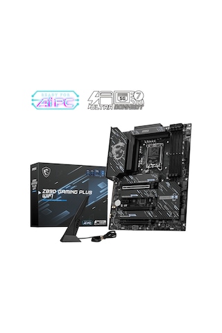MSI Z890 Gaming Plus WIFI Intel Z890 9200 MHz (OC) DDR5 Soket 1851 ATX Anakart