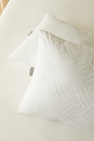 Ocean Home Textile 4'lü 900 Gr Kapitoneli Silikon Yastık Seti 50 X 70 Cm Beyaz