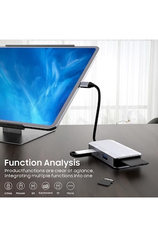 Apera MT87 6in1 USB 3.1 Type-C Kart Okuyucu