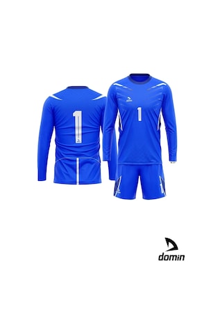 Hnc Sport Çocuk Ve Yetişkin Mavi Uzun Kol Kaleci Maç Futbol Forması Goalkeeper Jersey Gk