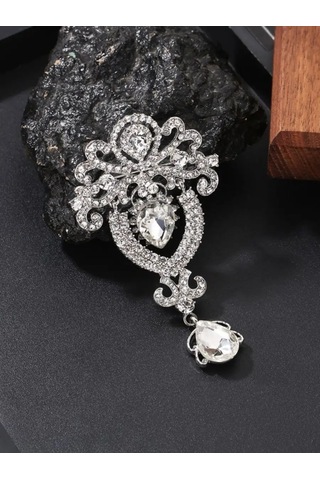 Beautiful Detail Büyük Takış Broş 145622479 Beyaz