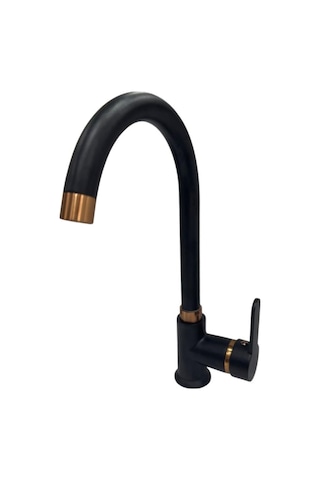 Armour Armatür Mutfak Bataryası Siyah Rose Siyah