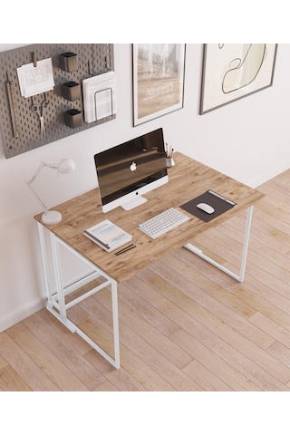 Fahrettin Küçük Worklife Katlanabilir Çalışma Masası Bilgisayar Masası Çizim Masası Work001  Beyaz71