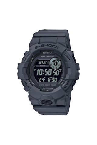 Casio Gbd-800uc-8dr Quartz Dijital Silikon Gri Siyah Kadran 10 Atm 49 Mm Erkek Kol Saati Gri