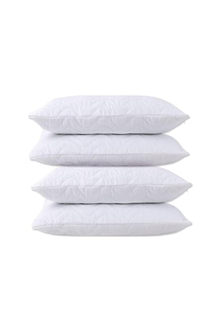 Kapitone Fermuarlı Su Geçirmez Sıvı Geçirmez Yastık Alezi Yastık Koruyucu Beyaz