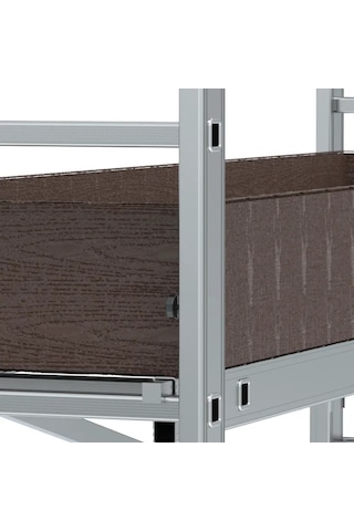 Narvon 2x2,5 5 Mt Tekerlekli Teleskopik Alüminyum Iskele