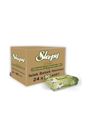 Sleepy Baby Sleepy Zeytinyağlı 90 Yaprak Islak Havlu X 24'Lü Ekonomik Koli Sleepy Baby Sleepy Zeytinyağlı 90 Yaprak Islak Havlu X 24'Lü Ekonomik Koli
