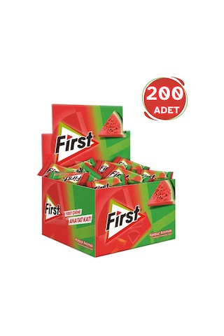 First Karpuz Aromalı Sakız 200 X 1,7g