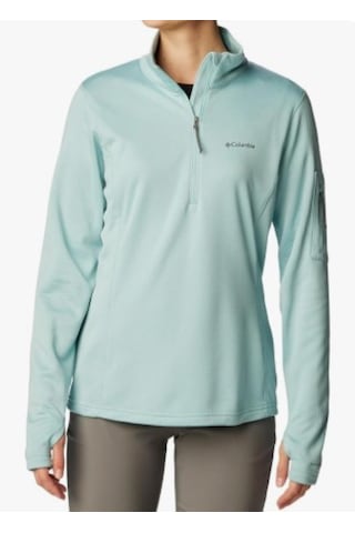 Columbia Kadın Park View Izgara Fleece Yarım Zip Mavi