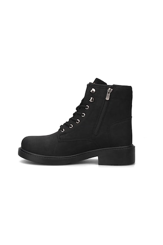 Kocamanlar Unisex Kışlık Uzun Dayanıklı Kauçuk Taban Bot Outdoor Postal Bot Siyah