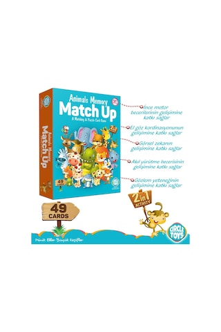 Circle Toys Animals Memory Match Up