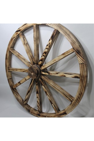 Otantik Ahşap At Arabası Tekeri 100 Cm. Diğer