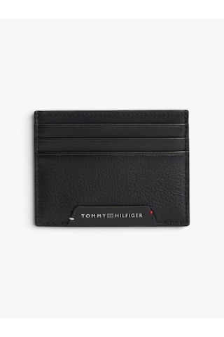 Tommy Hilfiger Th Corp Cc Holder Erkek Siyah Cüzdan - Am0am14793