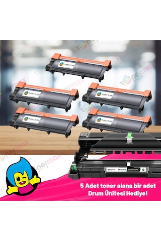 Brother Tn-2355 / Tn2305 / Dr-2355 / 2305 Uyumlu Toner Ve Uyumlu Drum Ünitesi Seti 5 Toner + 1 Drum Ünitesi