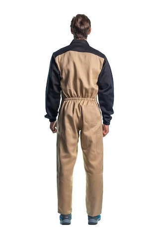 Şensel, Iş Tulumu-Eko.-, Bej-Siyah -55E813- Iş Elbisesi-Üniforma