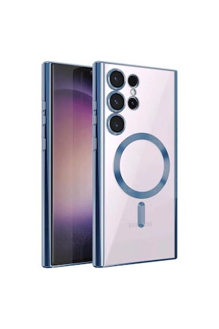 Galaxy S24 Ultra Kılıf Kross Magneticsafe Kapak - Sierra Blue