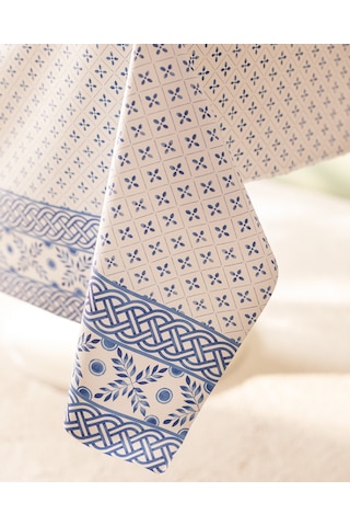 Madame Coco Agnes Pvc Masa Örtüsü - 140x200 Cm Maor0000000019140 X 200 Cm-beyaz/mavi