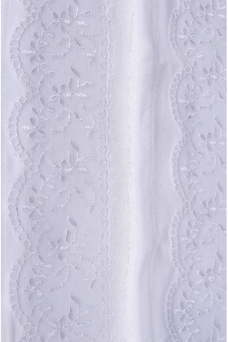 Baveno Bambu Güpürlü 76X137 Banyo Havlusu-Beyaz