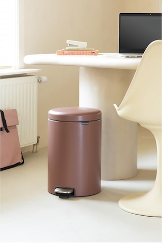 Brabantia Newıcon Satın Taupe Pedallı Çöp Kutusu 20lt Kahverengi