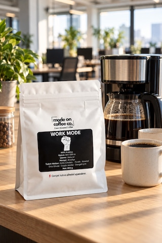 Work Mode Brezilya Filtre Ve Espresso Kahve 200 Gr %100 Arabica Natural İşleme Moka Pot